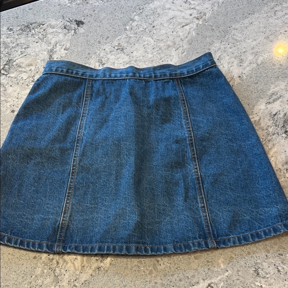 BDG Blue Denim Blue Mini Skirt Size M